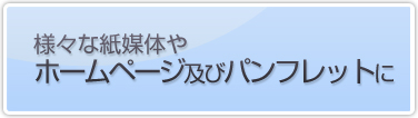 様々な紙媒体やパンフレットに